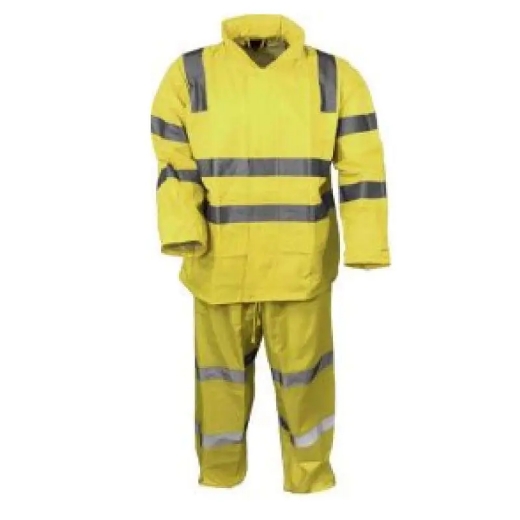 Picture of Tru Workwear, Jacket/Pant Rain Set in Bag, Tape, Class D/N