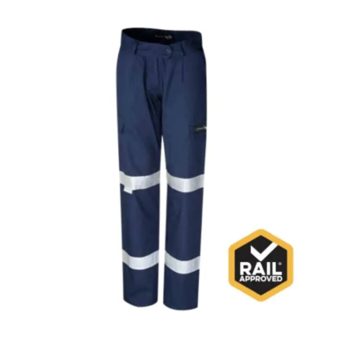 Picture of Peter Morrissey, Womens, Premium Trouser, Ripstop Cargo, 3M Tape, Navy, Rail Spec