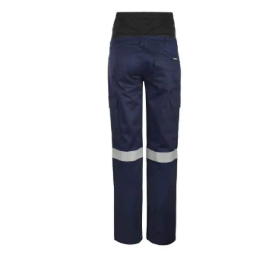 Picture of WorkCraft, Womens, Maternity, Trouser, Cargo Cotton Drill, CSR Reflective Tape