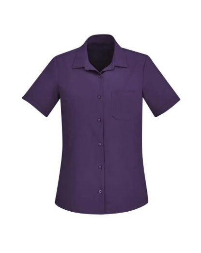 Picture of Biz Care Florence Womens Plain S/S Shirt