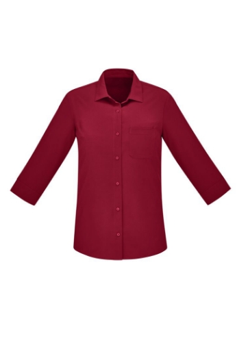 Picture of Biz Care Florence Womens Plain 3/4 Sleeve Shirt