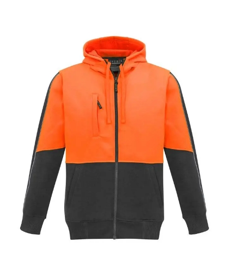 Picture of Syzmik, Unisex Hi Vis Full Zip Hoodie