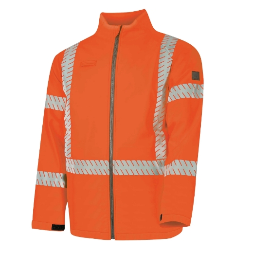 Picture of Bool-Workwear, Soft Shell Jacket, Fire Retardant, FR Tape, HRC 2, 8.6 cal/cm5