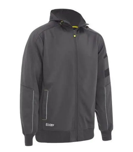Picture of Bisley, Work Fleece Zip-Front Hoodie With Sherpa Lining