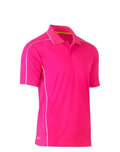 Picture of Bisley, Cool Mesh Polo with Reflective Piping