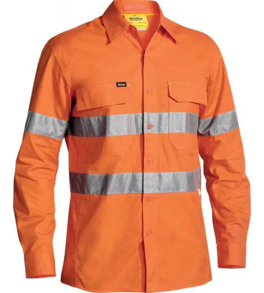 Picture of Bisley, X Airflow™ Taped Hi Vis Ripstop Shirt