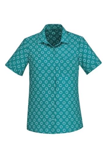 Picture of Biz Care, Florence Womens Daisy Print S/S Shirt