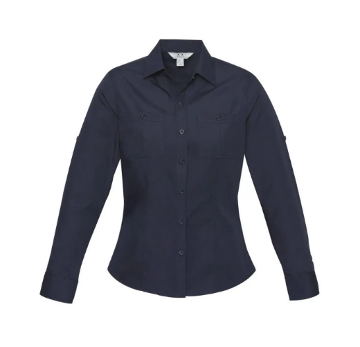 Picture of Biz Collection, Bondi Ladies Roll-Up Shirt