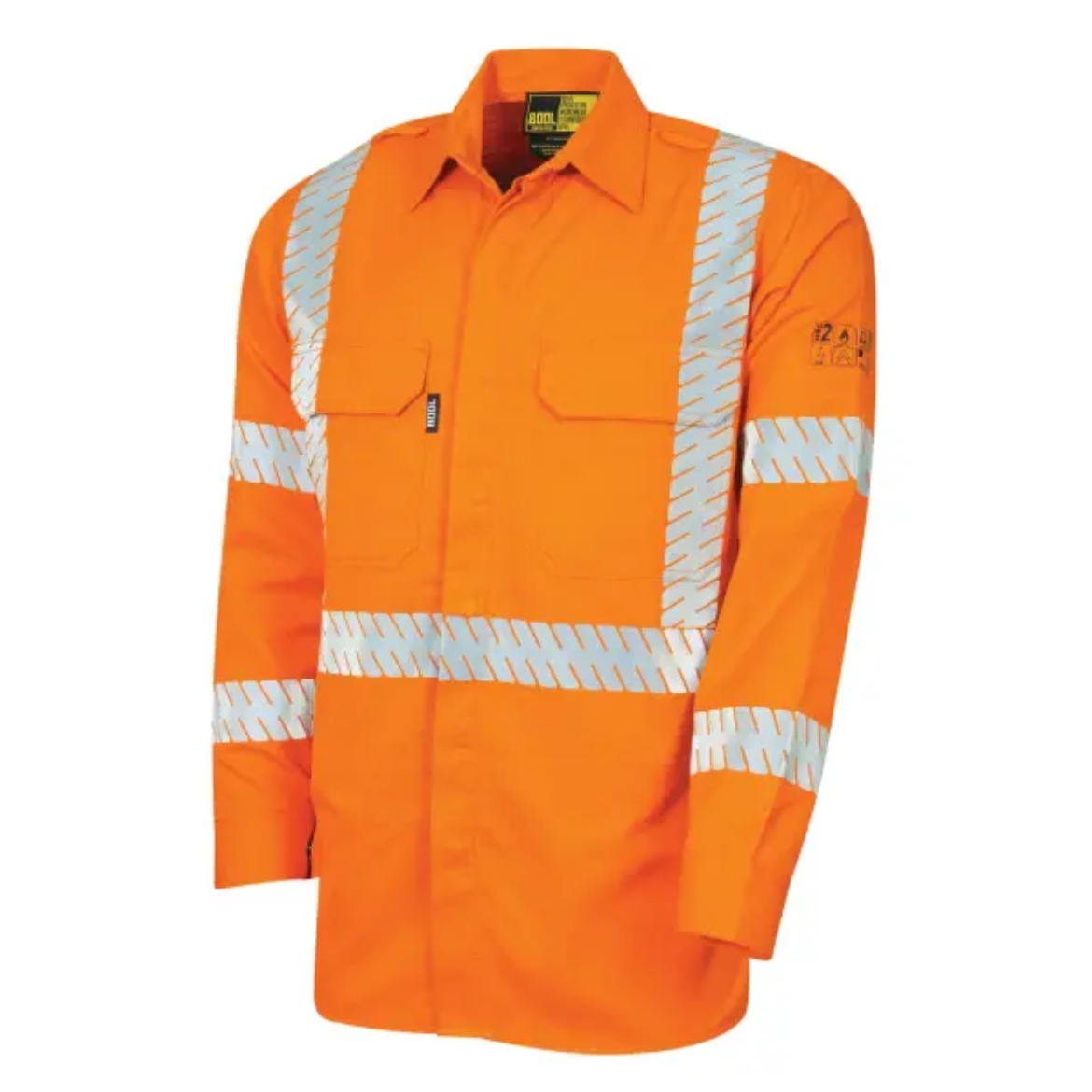 Picture of Bool-Workwear, Shirt, Long Sleeve, Fire Retardant, FR X Tape, HRC 2, 8.6 cal/cm6
