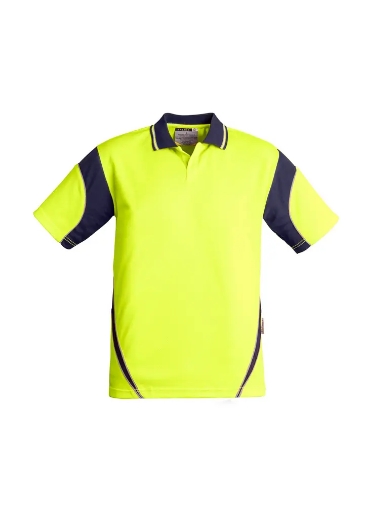 Picture of Syzmik, Mens Hi Vis S/S Aztec Polo