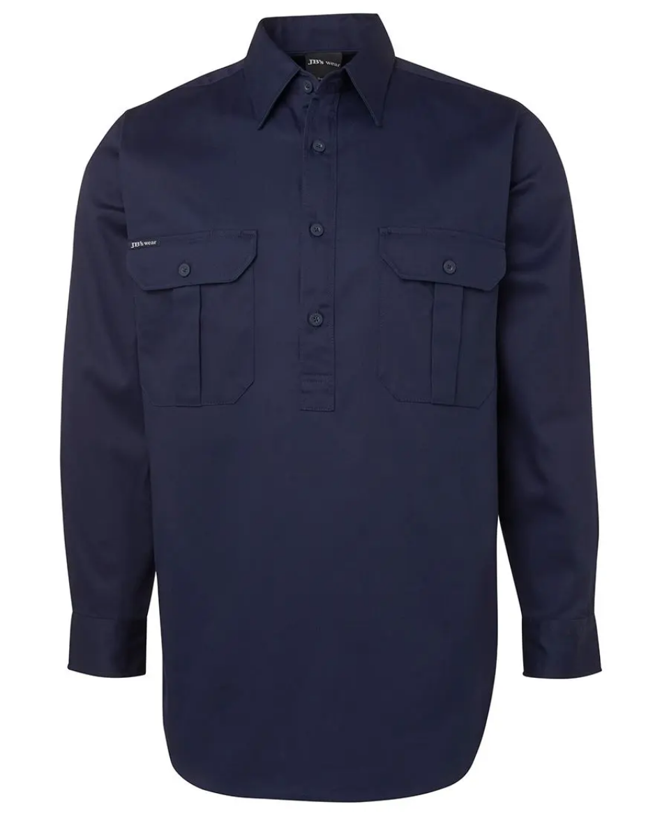 Picture of JB's Wear, Close Front L/S Work Shirt