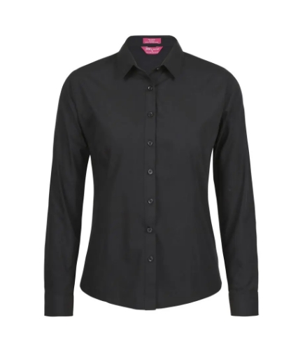 Picture of JB's Wear, Ladies L/S Classic Poplin Shirt