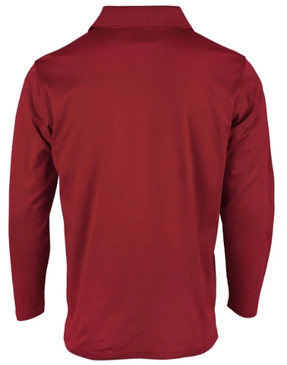 Picture of Winning Spirit, Mens Cotton Back Truedry L/S Polo