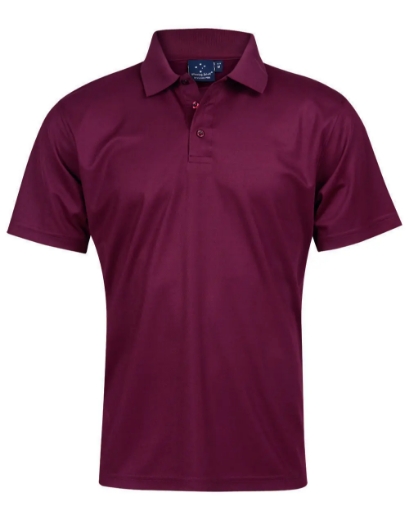 Picture of Winning Spirit, Mens Cooldry Pique Soild Colour S/S Polo