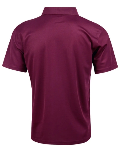 Picture of Winning Spirit, Mens Cooldry Pique Soild Colour S/S Polo