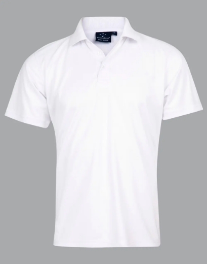 Picture of Winning Spirit, Mens Cooldry Pique Soild Colour S/S Polo