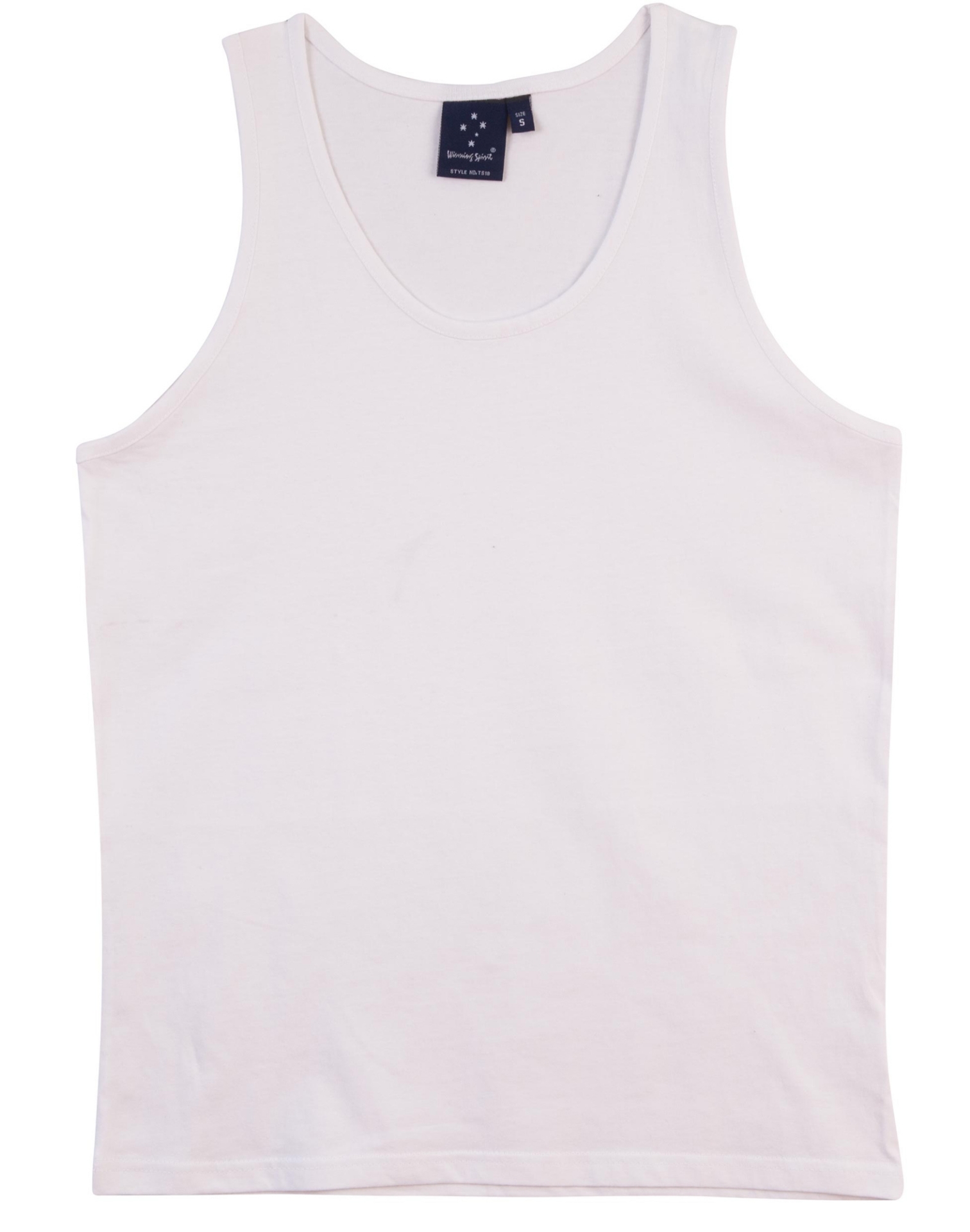 TS18 Winning Spirit, Mens Cotton Singlet | Workwear Direct Australia