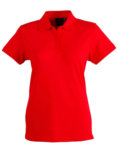 Picture of Winning Spirit, Ladies Cotton Stretch Polo