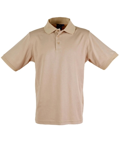 Picture of Winning Spirit, Mens Cotton Back TrueDry Polo