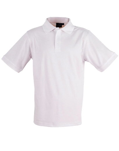 Picture of Winning Spirit, Mens Cotton Back TrueDry Polo