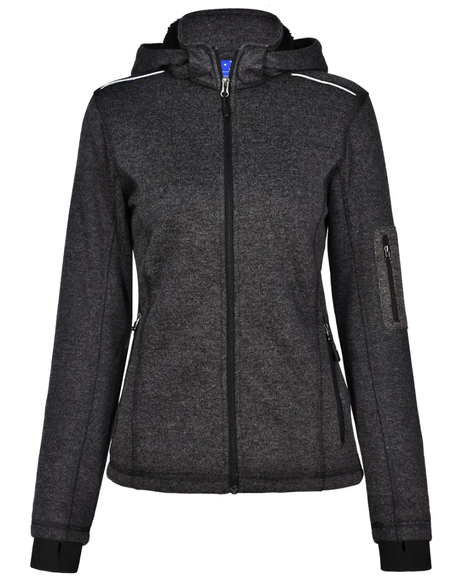 Picture of Winning Spirit, Ladies Heather Bonded Fleece Jacket