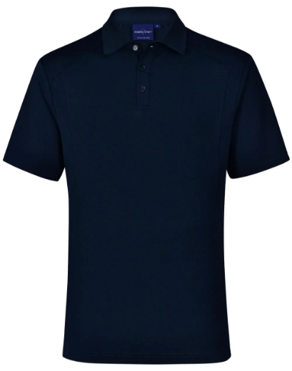 Picture of Winning Spirit, Mens Bamboo Charcoal S/S Polo