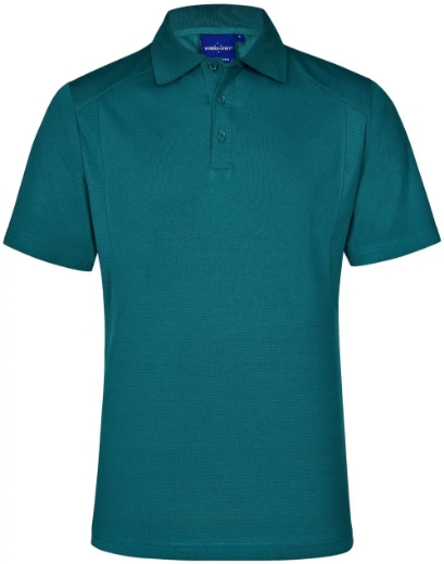 Picture of Winning Spirit, Mens Bamboo Charcoal S/S Polo