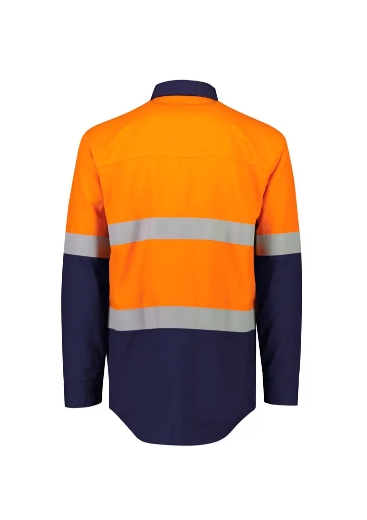 Picture of Syzmik, Mens Flame Ripstop Spliced Shirt