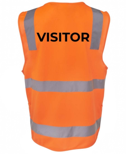 Picture of JB's Wear, HV (D+N) Zip Safety Vest