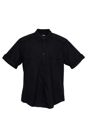 Picture of RAMO, Mens Military Short Sleeve Shirt