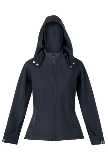 Picture of RAMO, Ladies Soft Shell Hooded Jacket