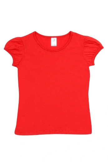 Picture of RAMO, Girls Short Puff Sleeve Tee