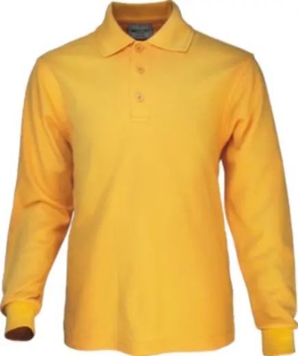 Picture of Bocini, Mens Long Sleeve Basic Polo