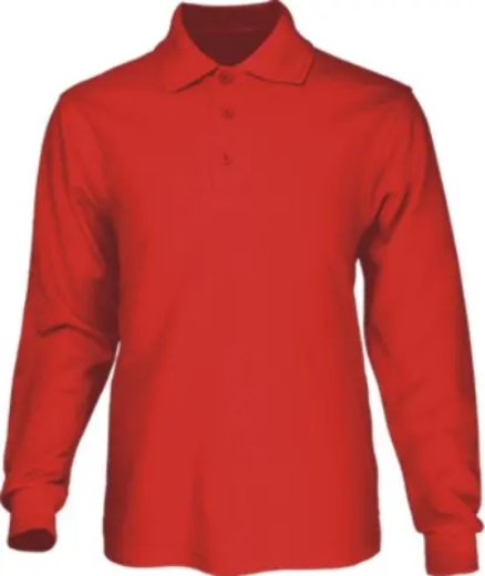 Picture of Bocini, Mens Long Sleeve Basic Polo