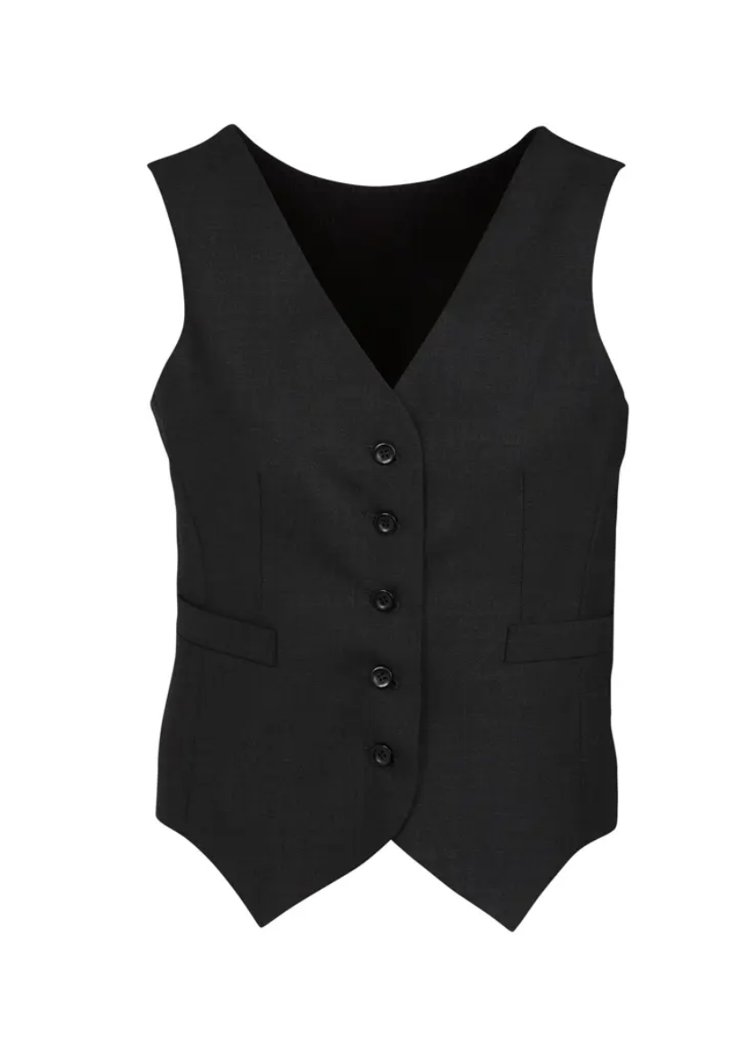 Picture of Biz Corporates, Womens Peaked Vest with Knitted Back