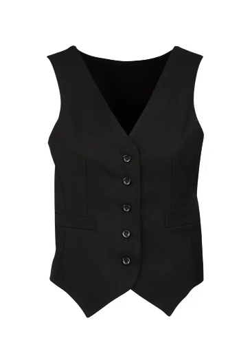 Picture of Biz Corporates, Womens Peaked Vest with Knitted Back