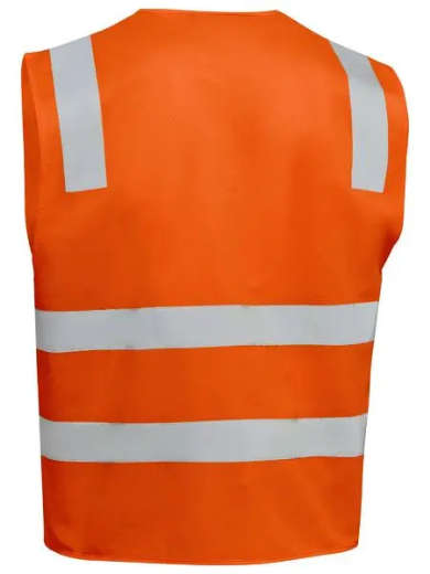 Picture of Bisley, Taped Hi Vis Safety Zip Vest