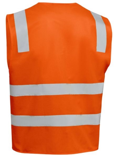 Picture of Bisley, Taped Hi Vis Safety Zip Vest