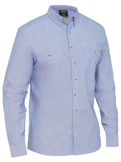 Picture of Bisley, Mens L/S Chambray Shirt