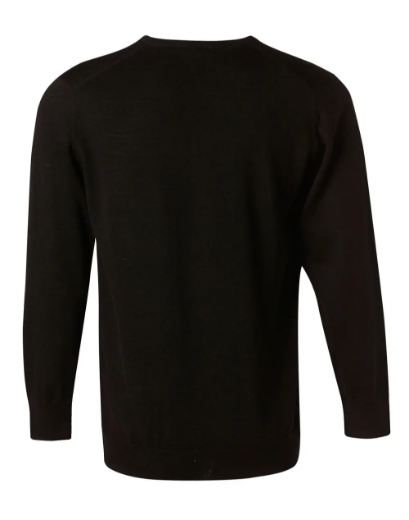 Picture of Winning Spirit, Mens V-Neck L/S Jumper