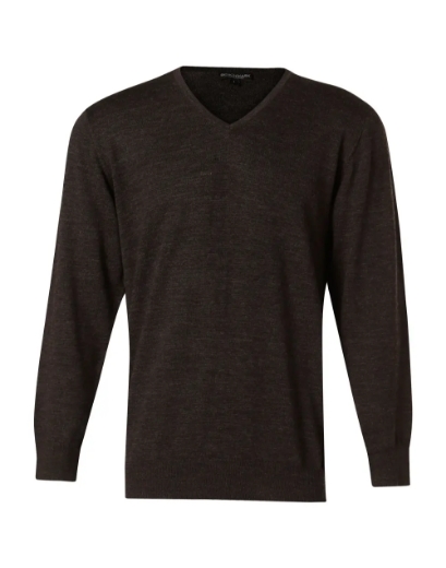 Picture of Winning Spirit, Mens V-Neck L/S Jumper