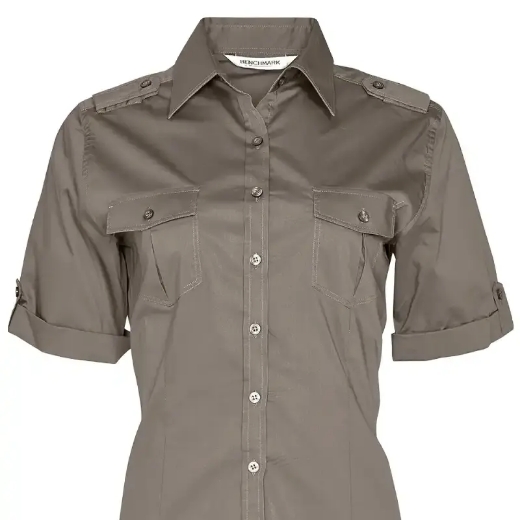 Picture of Winning Spirit, Ladies S/S Military Shirt