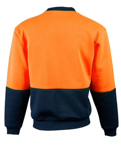 Picture of Winning Spirit, High Visibility Crew Neck Windcheater