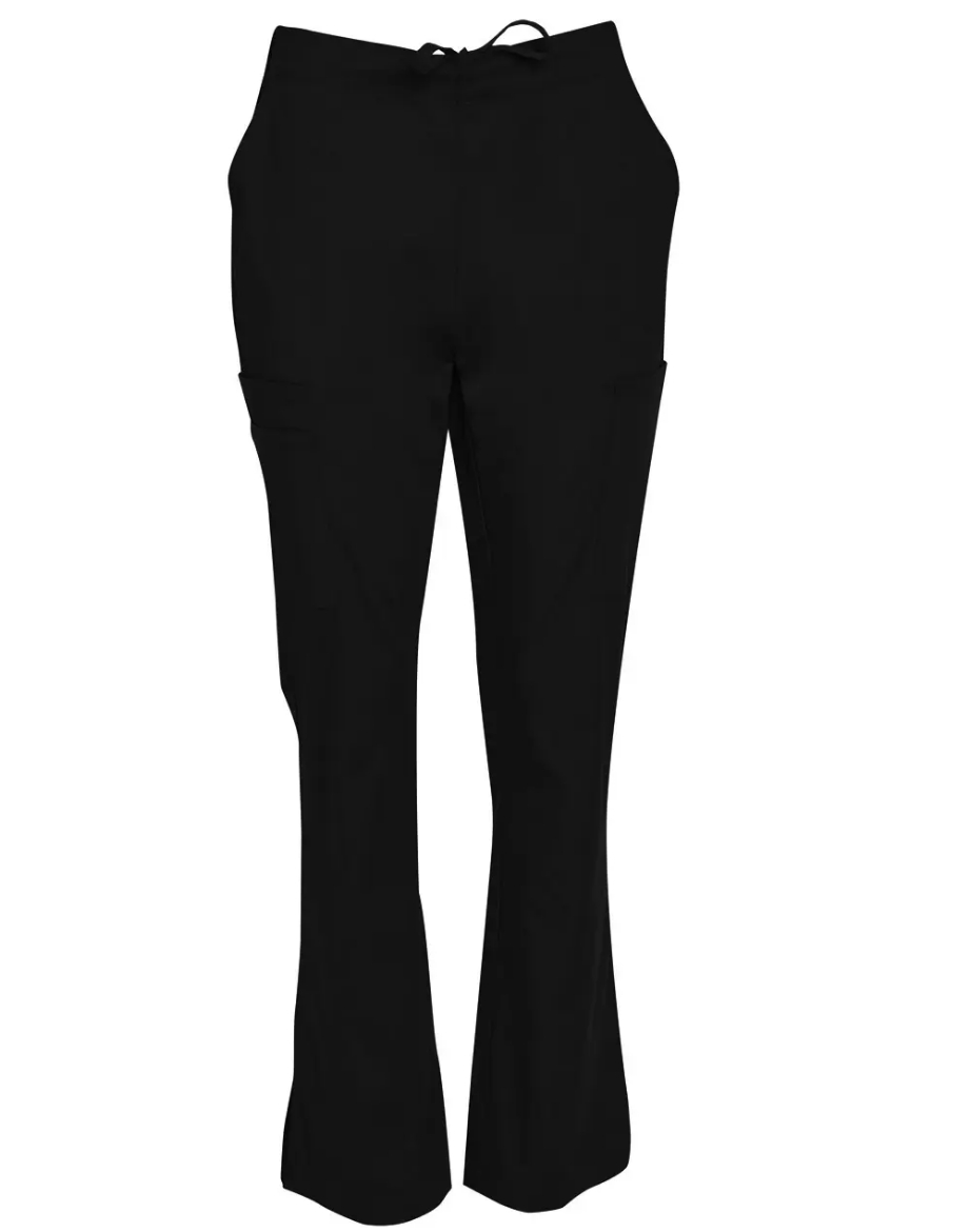 Picture of Winning Spirit, Ladies Tie Solid Colour Scrub Pants