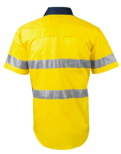 Picture of Winning Spirit, Mens High Visibility S/S Safety Shirt