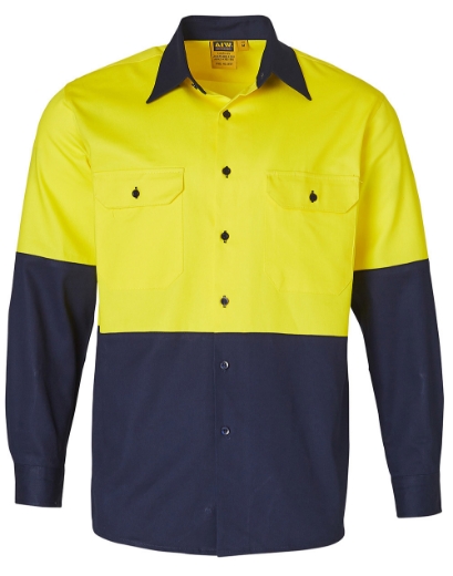 Picture of Winning Spirit, High Visibility L/S Work Shirt