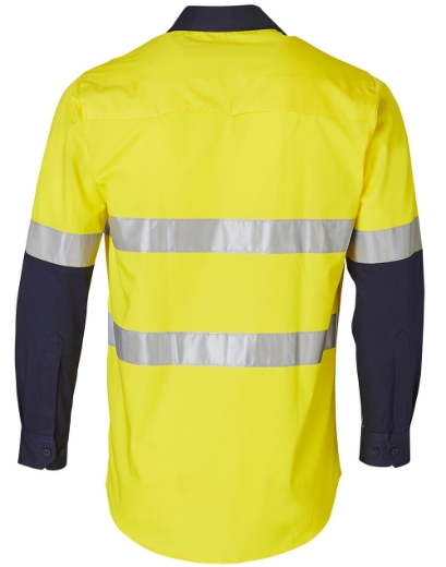 Picture of Winning Spirit, Mens High Visibility L/S Safety Shirt