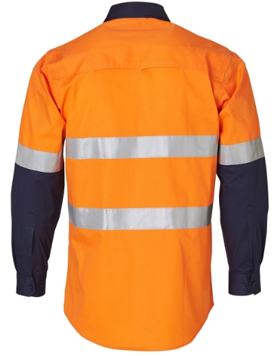 Picture of Winning Spirit, Mens High Visibility L/S Safety Shirt