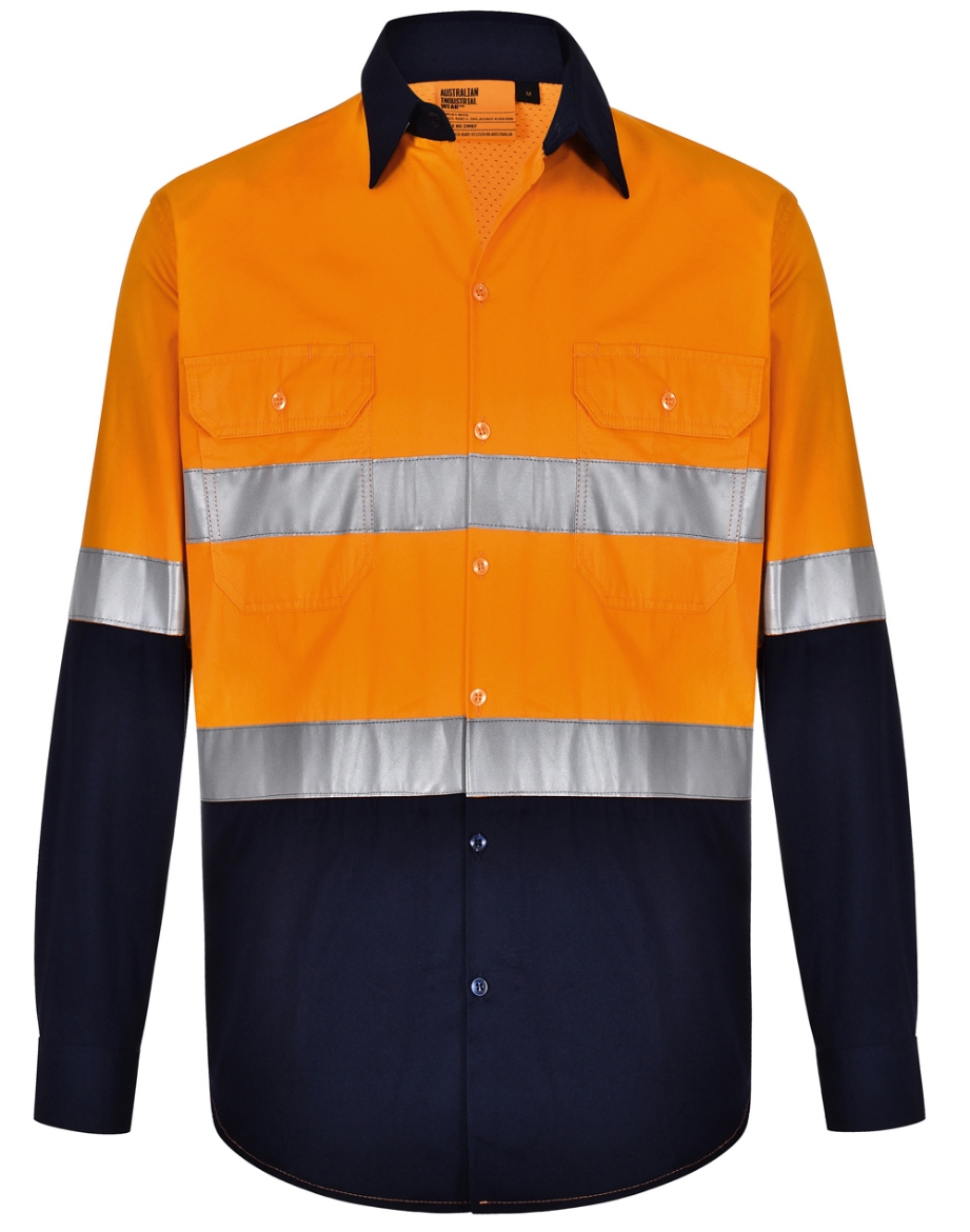 Picture of Winning Spirit, Unisex Hi Vis Cool-Breeze Safety L/S Shirt