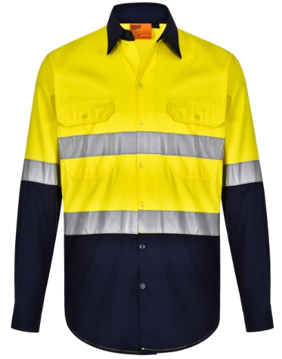 Picture of Winning Spirit, Unisex Hi Vis Cool-Breeze Safety L/S Shirt